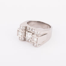 Charger l&#39;image dans la galerie, Bague platine et diamant

