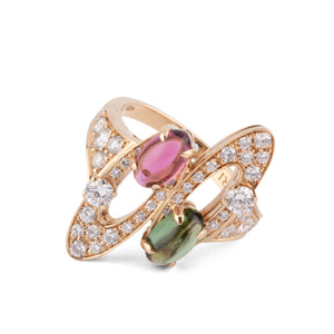 Bague or jaune de la maison Bvlgari modèle Elisia