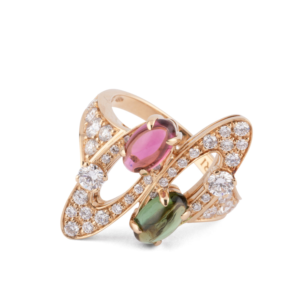 Bague or jaune de la maison Bvlgari modèle Elisia