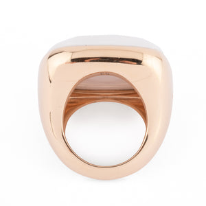 Bague en or rose de la maison Pomellato,modèle Victoria