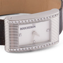 Charger l&#39;image dans la galerie, Montre rectangulaire en acier Boucheron collection Reflet
