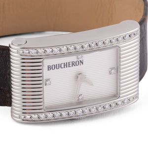 Montre rectangulaire en acier Boucheron collection Reflet