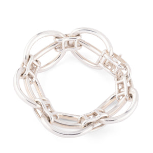 Bracelet en argent de la maison Hermès