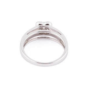 Bague or gris et diamant  de la maison Mauboussin
