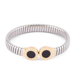 Bracelet en or et acier de la maison Bvlgari