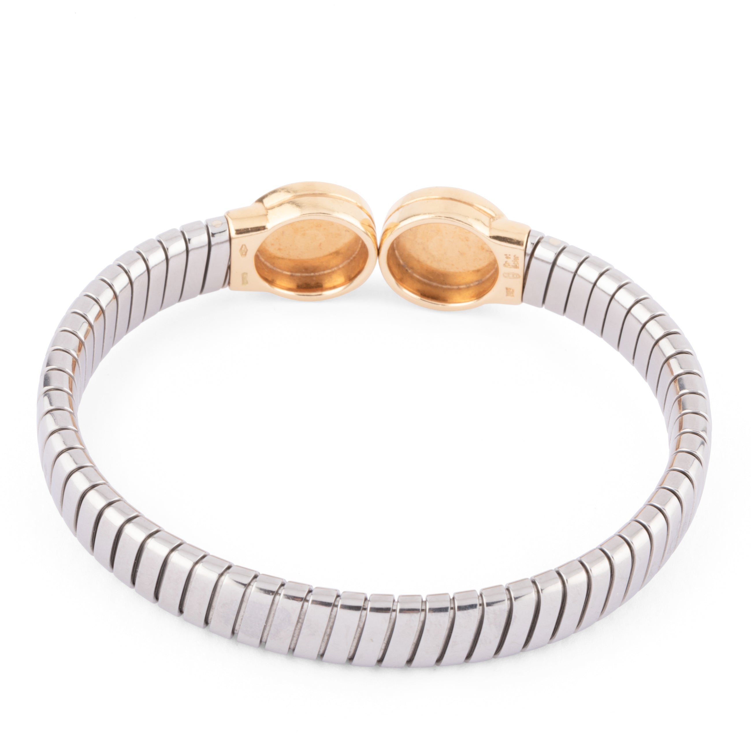 Bracelet en or et acier de la maison Bvlgari