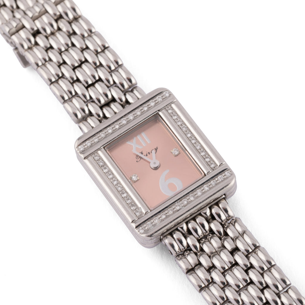 Montre en or gris et diamant Poiray modèle ma première mini