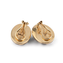 Charger l&#39;image dans la galerie, Boucle d&#39;oreilles or jaune et jade noir Angela Cummings pour Tiffany
