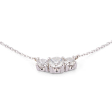 Charger l&#39;image dans la galerie, Collier or gris 3 diamants
