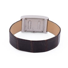 Charger l&#39;image dans la galerie, Montre rectangulaire en acier Boucheron collection Reflet
