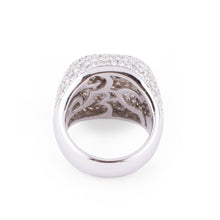 Charger l&#39;image dans la galerie, Bague boule en or gris et diamants
