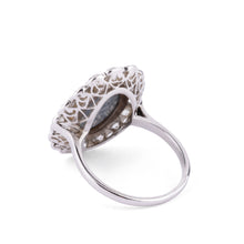 Charger l&#39;image dans la galerie, Bague en platine diamants et opale
