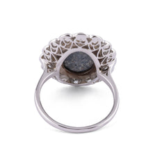 Charger l&#39;image dans la galerie, Bague en platine diamants et opale
