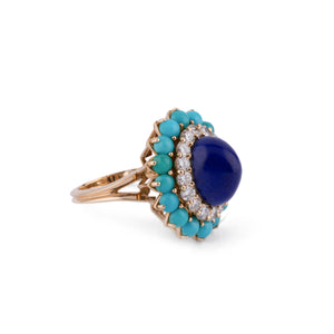 Bague cocktail en or jaune de la maison Boucheron