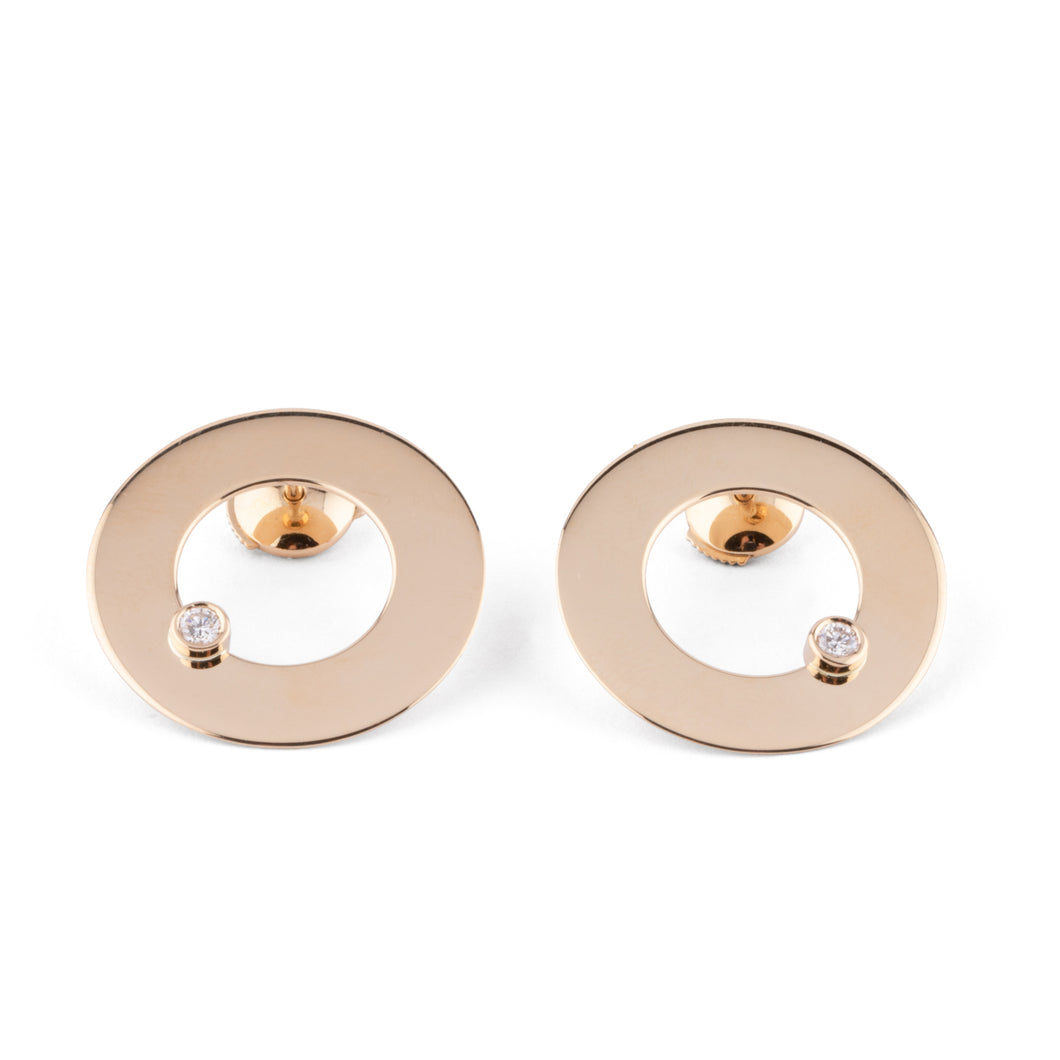 Boucles d'oreilles or jaune de la maison Dinh Van