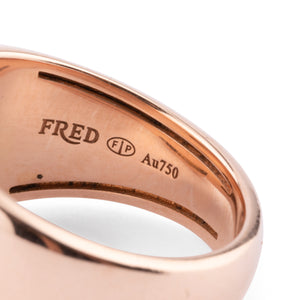 Bague de la maison Fred modèle pain de sucre