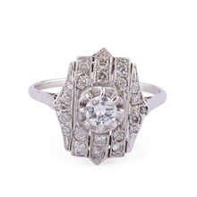 Charger l&#39;image dans la galerie, Bague en platine plate
