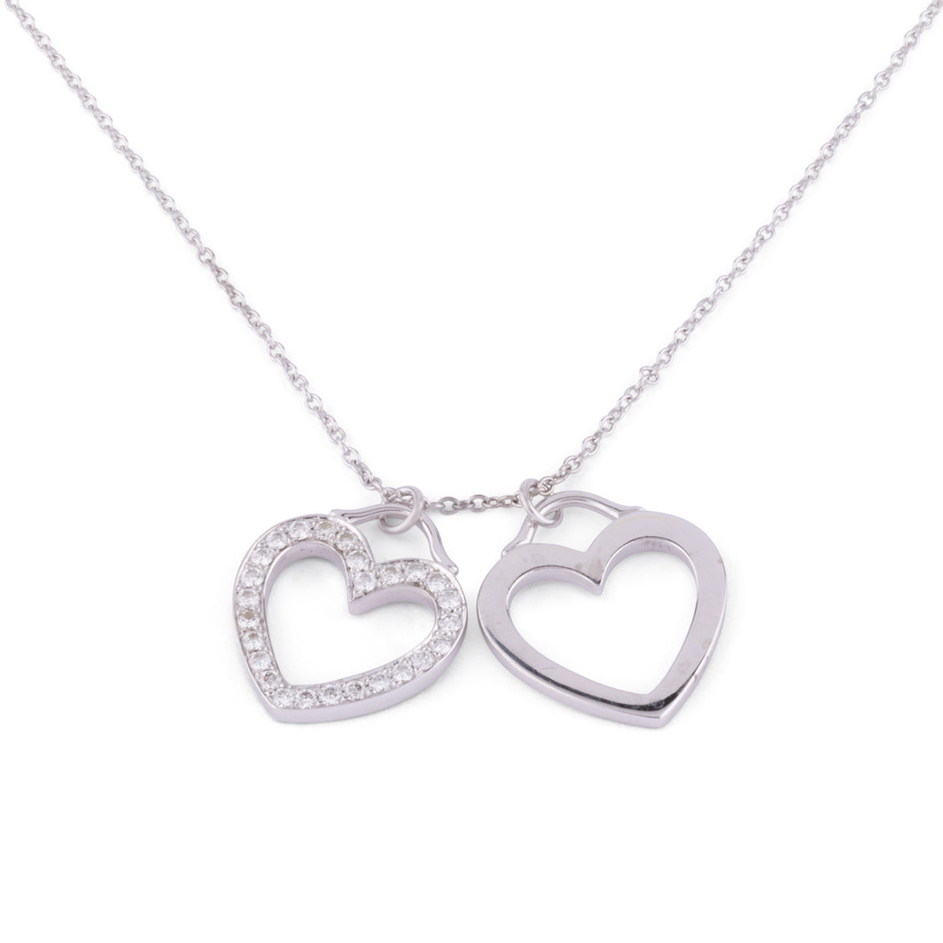 Collier en or gris et diamant de la maison Tiffany & Co
