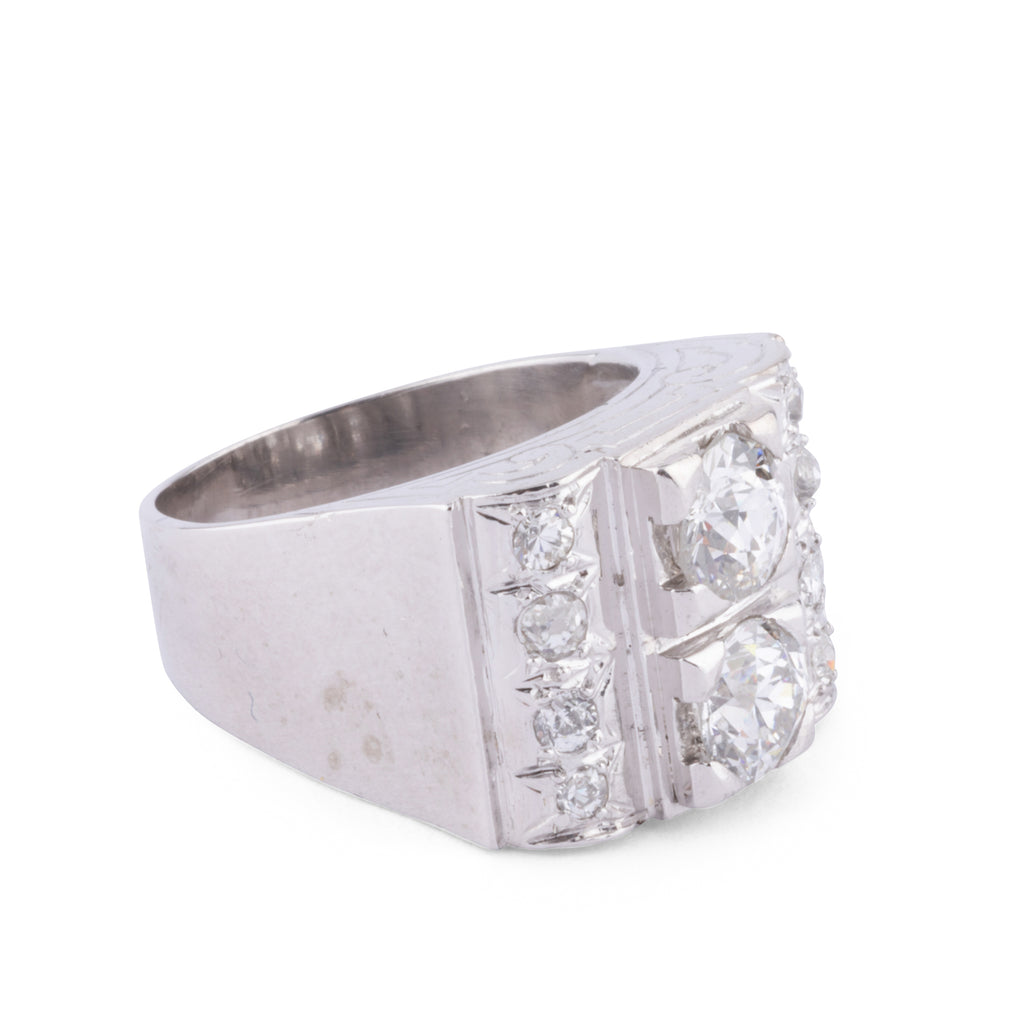 Bague platine en diamant 1930