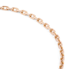 Charger l&#39;image dans la galerie, Collier en or jaune maille força limé
