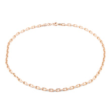 Charger l&#39;image dans la galerie, Collier en or jaune maille força limé
