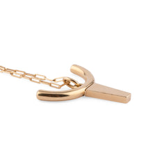Charger l&#39;image dans la galerie, Sautoir en or jaune orné pendentif représentant une tête de taureau

