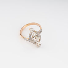 Charger l&#39;image dans la galerie, Bague or marquise diamants
