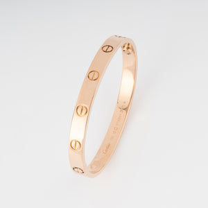 Bracelet or rose de la maison Cartier  collection Love grand modèle