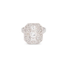 Charger l&#39;image dans la galerie, Bague en platine et diamants
