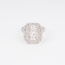 Charger l&#39;image dans la galerie, Bague en platine et diamants
