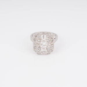 Bague en platine et diamants