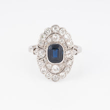 Charger l&#39;image dans la galerie, Bague marquise en platine
