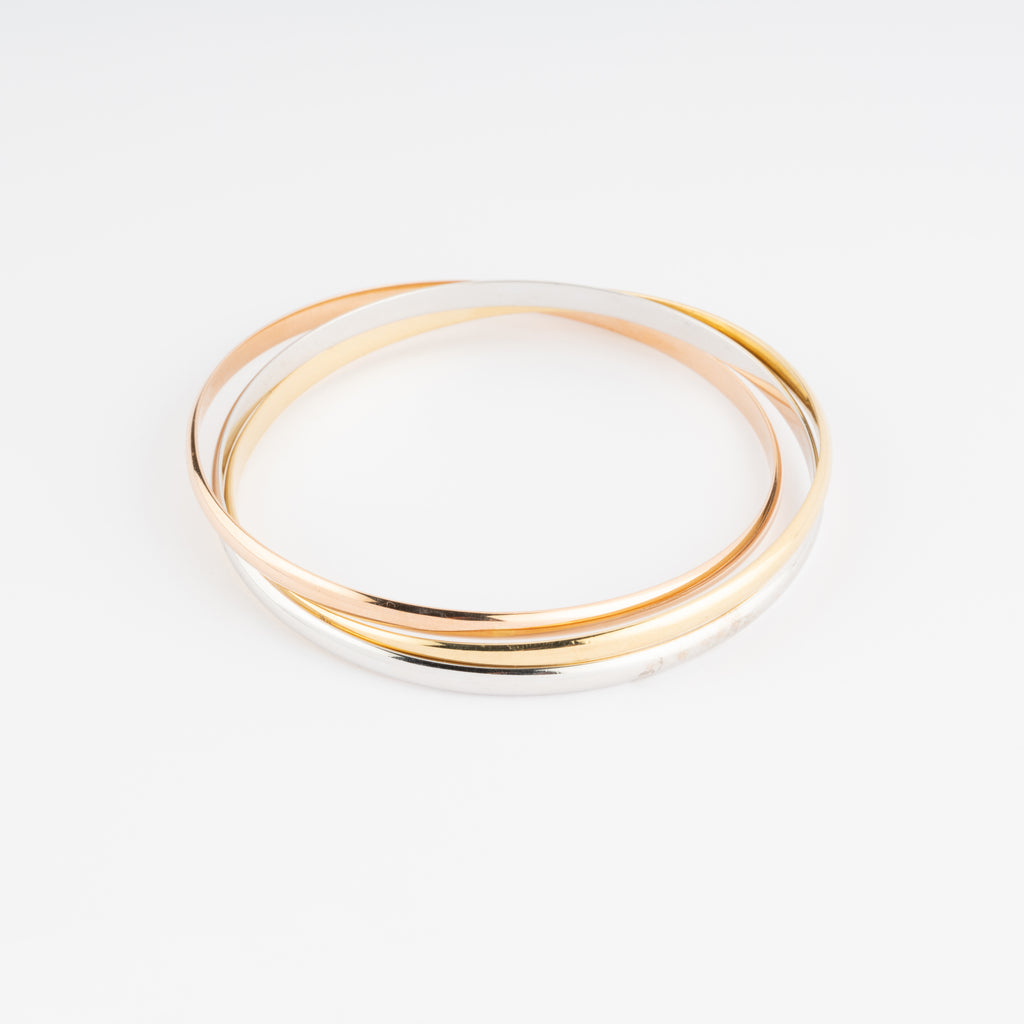 Bracelet 3 ors de Cartier modèle Trinity