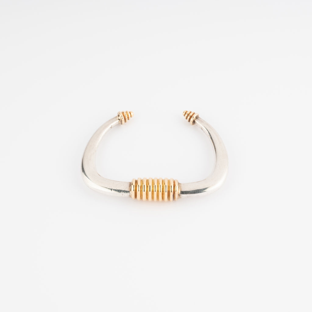 Bracelet rigide argent et or de la maison Zolotas