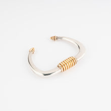 Charger l&#39;image dans la galerie, Bracelet rigide argent et or de la maison Zolotas
