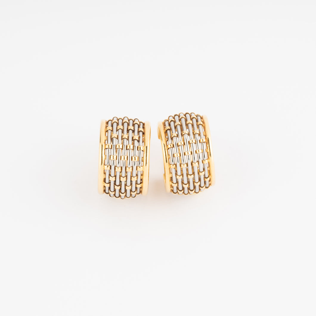 Paire de créoles signée de la maison Cartier