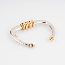 Charger l&#39;image dans la galerie, Bracelet rigide argent et or de la maison Zolotas
