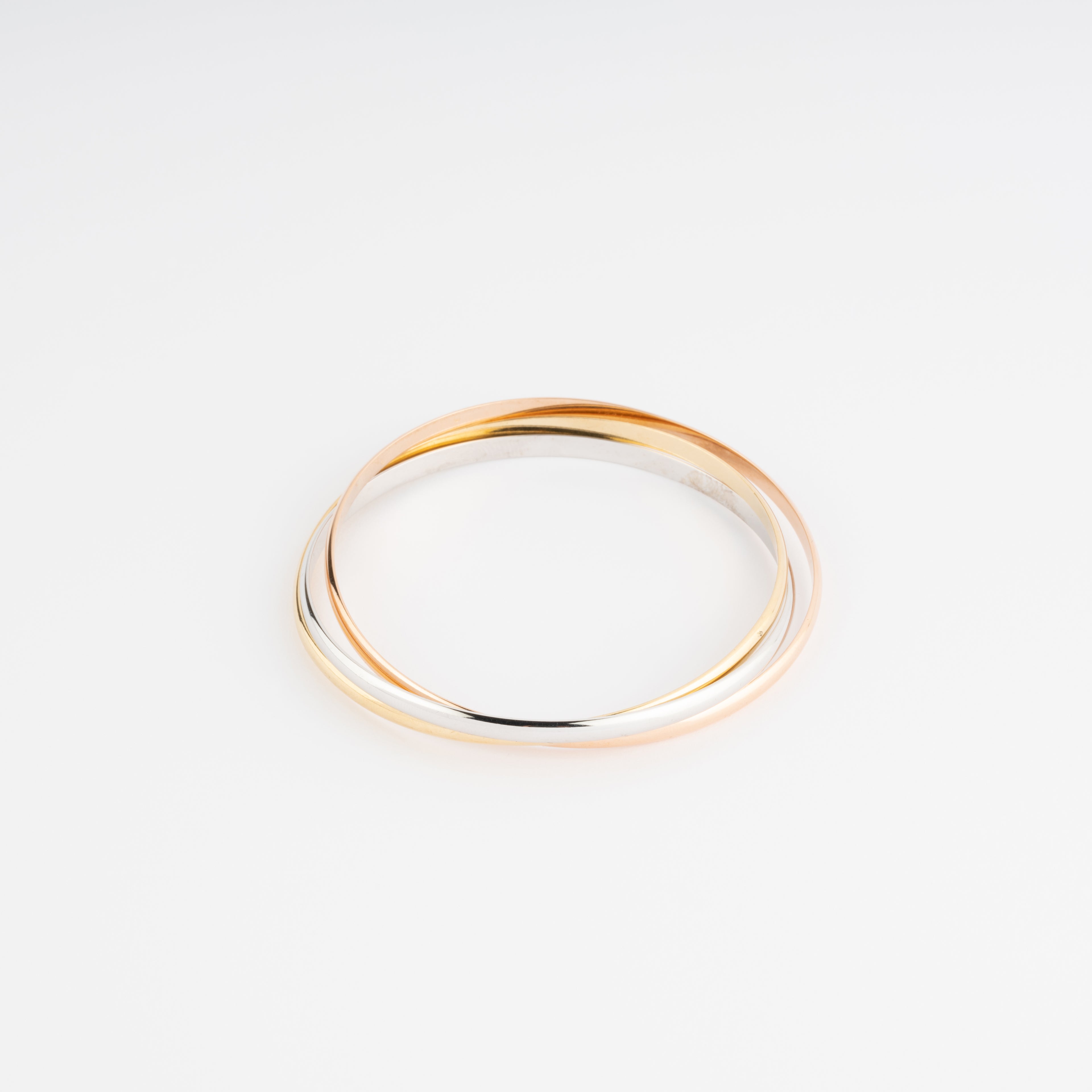 Bracelet 3 ors de Cartier modèle Trinity