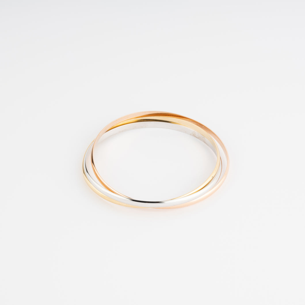 Bracelet 3 ors de Cartier modèle Trinity