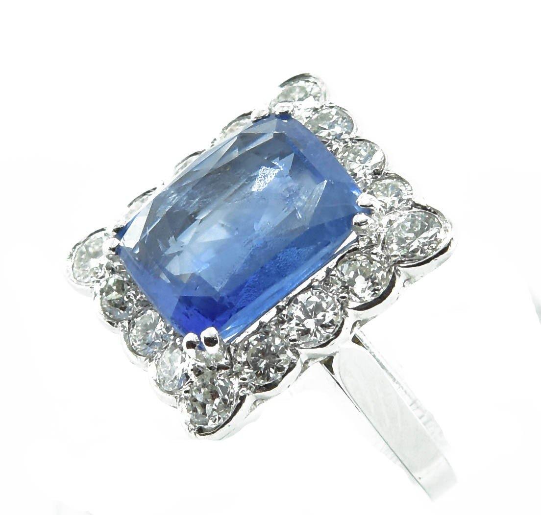 Bague Saphir de Ceylan Naturel 4,74 Cts - adalgyseboutique