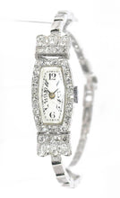 Charger l&#39;image dans la galerie, Montre Platine et Diamants 1930 - adalgyseboutique
