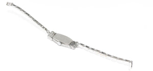 Montre Platine et Diamants 1930 - adalgyseboutique
