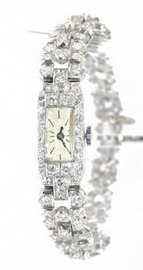 Montre platine et diamants 1930 - adalgyseboutique