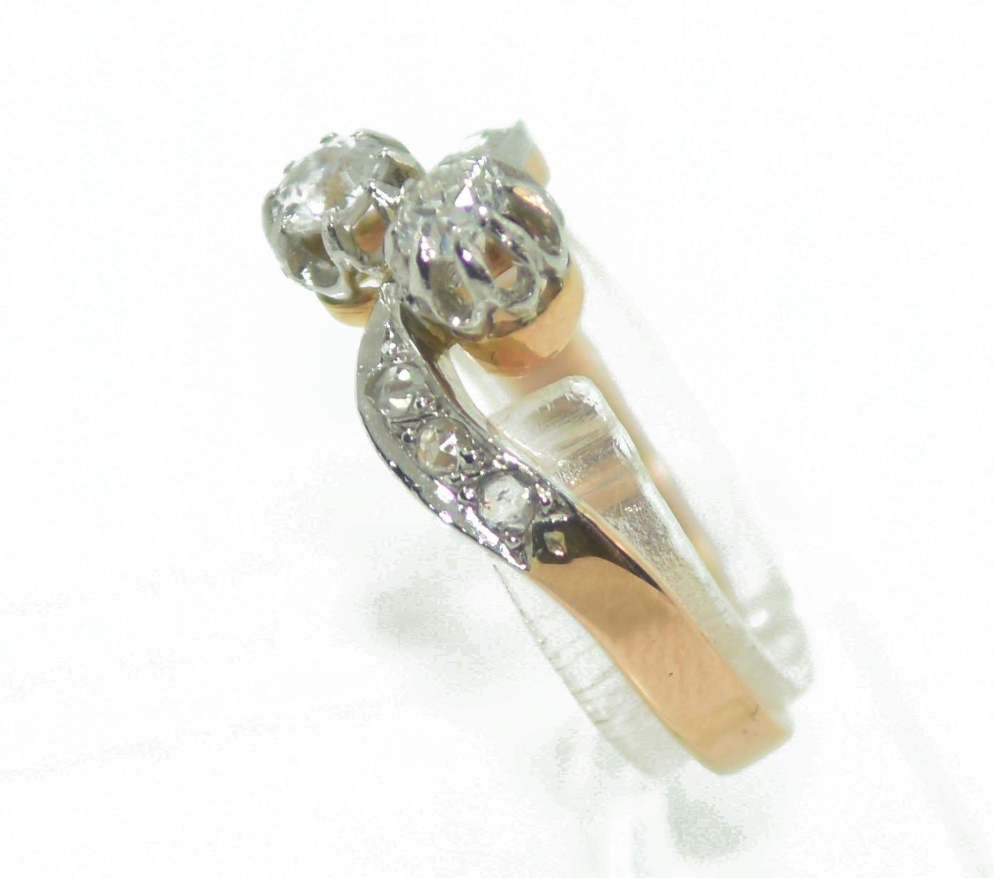 Bague toi & moi diamant - adalgyseboutique