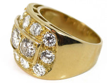 Charger l&#39;image dans la galerie, Bague jonc diamants or jaune - adalgyseboutique

