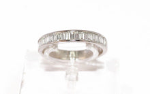 Charger l&#39;image dans la galerie, Alliance or gris  Diamant Baguettes - adalgyseboutique
