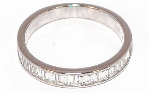 Alliance or gris  Diamant Baguettes - adalgyseboutique
