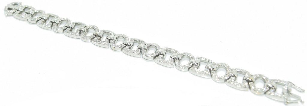 Bracelet or gris et diamant - adalgyseboutique