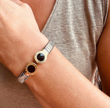 Charger l&#39;image dans la galerie, Bracelet en or et acier de la maison Bvlgari

