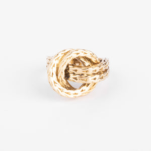 Bague or jaune signé Hermès collection Vendôme
